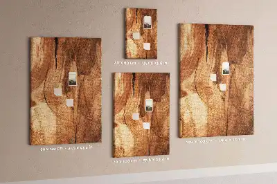 Tableau de liège décoratif Texture de bois naturel