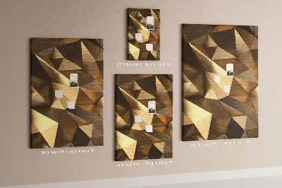 Tableau affichage liège Abstraction tridimensionnelle