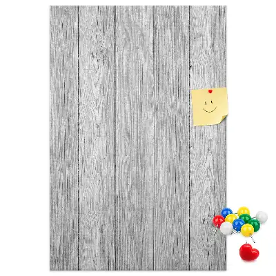 Tableau en liège motif planches de bois brut