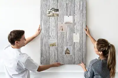 Image tableau en liège Planches de bois brut