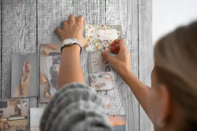 Image tableau en liège Planches de bois brut