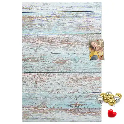 Tableau de liège décoratif Planches pastel claires