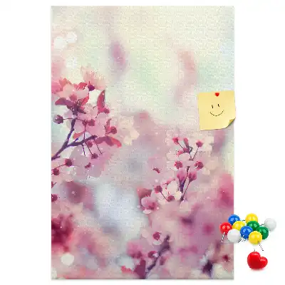 Tableau en liège Fleurs printanières