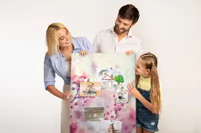 Image tableau en liège Fleurs printanières