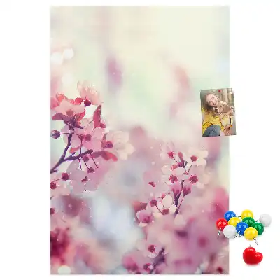 Image tableau en liège Fleurs printanières