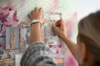 Image tableau en liège Fleurs printanières