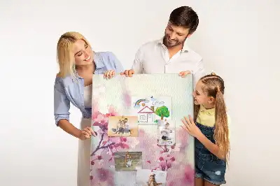 Image tableau en liège Fleurs printanières
