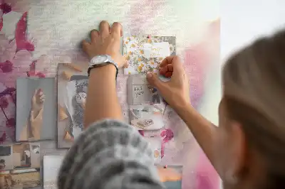 Image tableau en liège Fleurs printanières