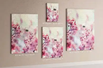 Image tableau en liège Fleurs printanières