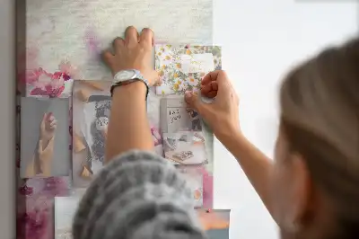 Image tableau en liège Fleurs printanières