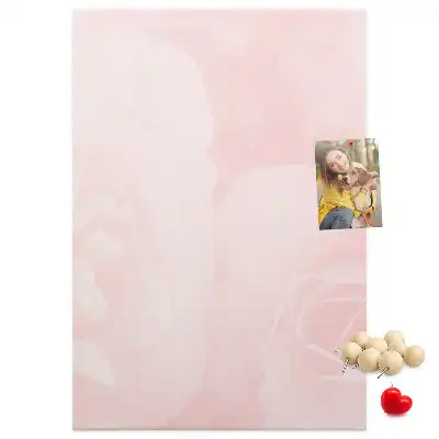 Tableau de liège décoratif Fleurs de roses rouges