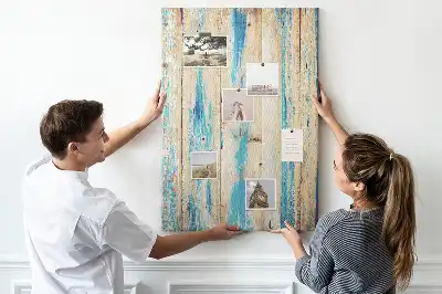 Image tableau en liège Du bois chargé d'histoire