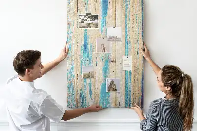 Image tableau en liège Du bois chargé d'histoire