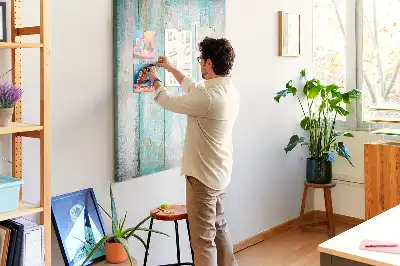 Tableau de liège décoratif Bois vieilli rétro