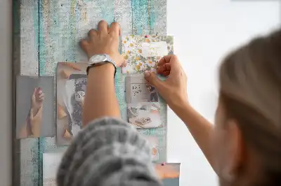 Tableau de liège décoratif Bois vieilli rétro