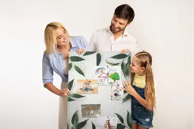 Tableau affichage liège Pommeau en feuille verte
