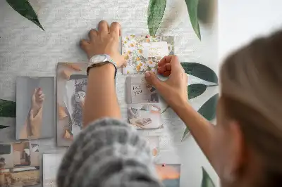 Tableau affichage liège Pommeau en feuille verte