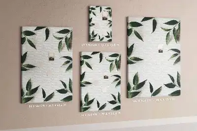 Tableau affichage liège Pommeau en feuille verte
