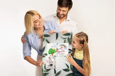 Tableau affichage liège Pommeau en feuille verte