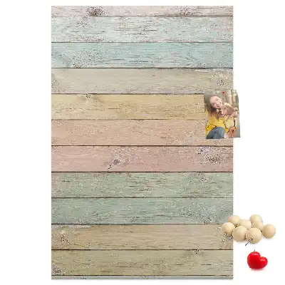 Tableau affichage liège Tableaux aux couleurs pastel