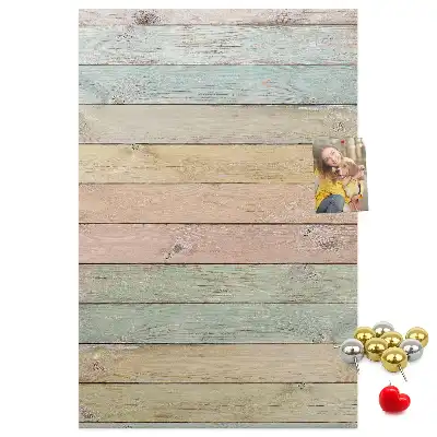 Tableau affichage liège Tableaux aux couleurs pastel