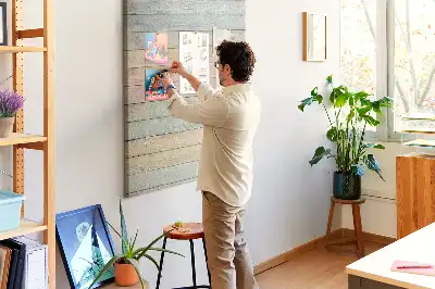 Tableau affichage liège Tableaux aux couleurs pastel