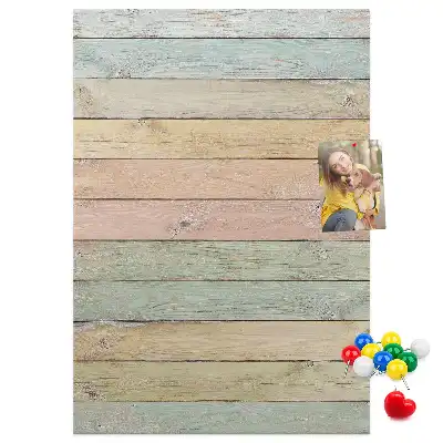 Tableau affichage liège Tableaux aux couleurs pastel