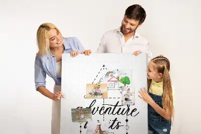 Tableau de liège décoratif Plongez dans l'inconnu