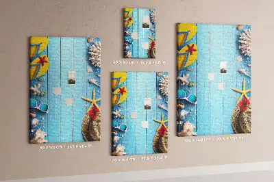 Tableau de liège décoratif Planches naturelles