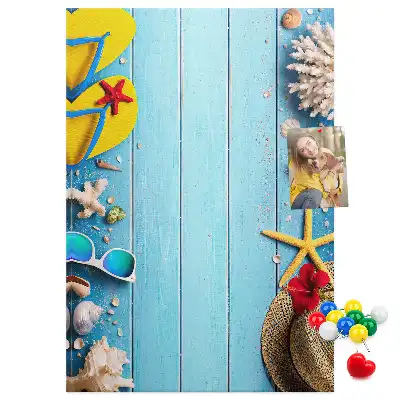 Tableau de liège décoratif Planches naturelles