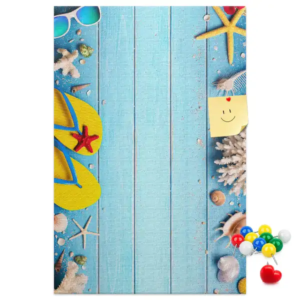 Tableau affichage liège Vacances d'été