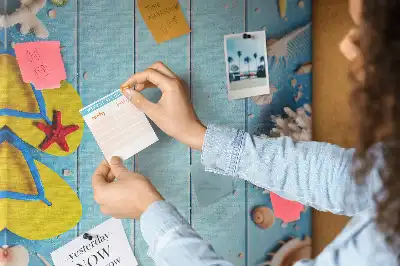 Tableau affichage liège Vacances d'été