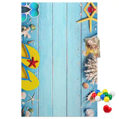 Tableau affichage liège Vacances d'été