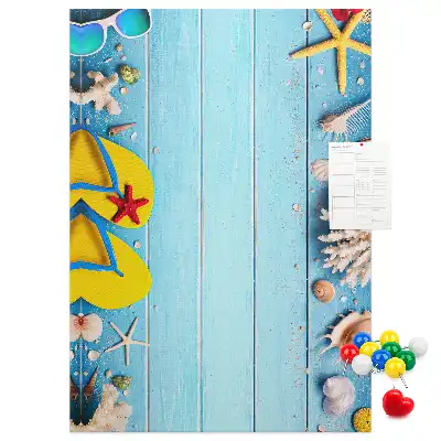 Tableau affichage liège Vacances d'été