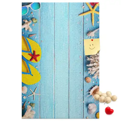 Tableau affichage liège Vacances d'été