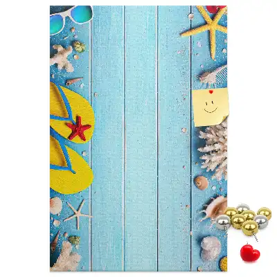 Tableau affichage liège Vacances d'été