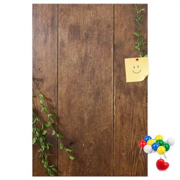 Tableau de liège décoratif Bois rustique