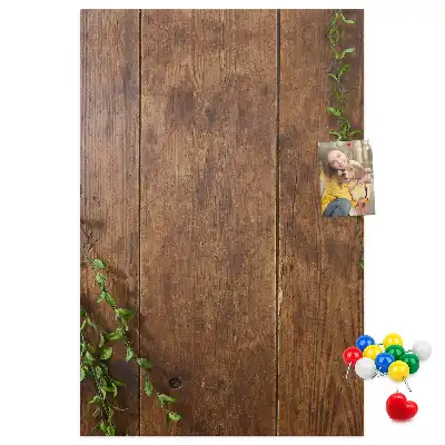 Tableau de liège décoratif Bois rustique