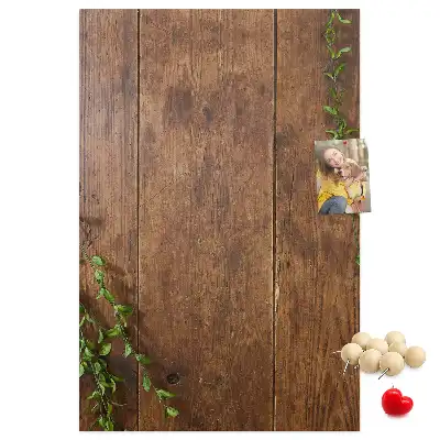 Tableau de liège décoratif Bois rustique