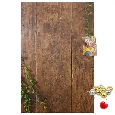 Tableau de liège décoratif Bois rustique