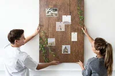 Tableau de liège décoratif Bois rustique