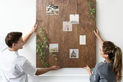Tableau de liège décoratif Bois rustique