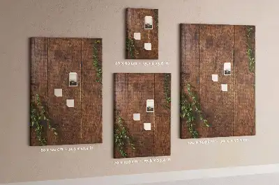 Tableau de liège décoratif Bois rustique