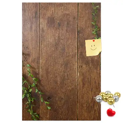 Tableau de liège décoratif Bois rustique