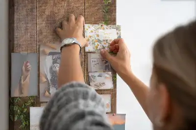 Tableau de liège décoratif Bois rustique