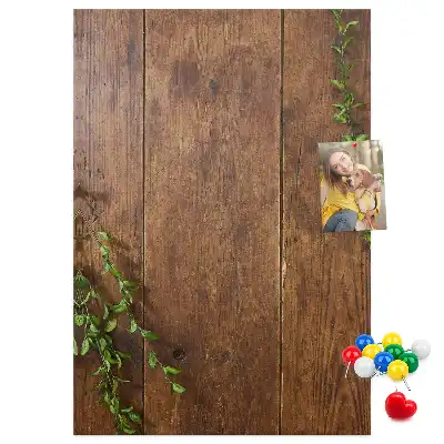 Tableau de liège décoratif Bois rustique