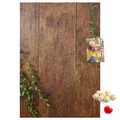 Tableau de liège décoratif Bois rustique