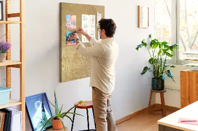 Tableau affichage liège Tissu décoratif