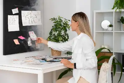 Image tableau en liège Un filet de fumée