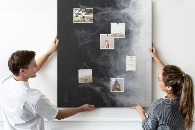 Image tableau en liège Un filet de fumée